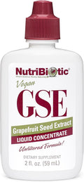 NutriBiotic – GSE, 2 Oz Liquid | The Original Grapefruit Seed Extract Premium Concentrate with Bioflavonoids | Potent Immune & Overall Health Support | Vegan, Gluten Free, Non-GMO