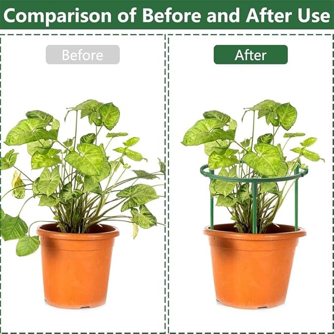 Tomato Cage - Tomato Plant Support,Tomato Trellis Plant Stakes Support, Pots and Garden Climbing Vegetables Plants Flowers,Plant Stakes for Indoor Plants，3pcs