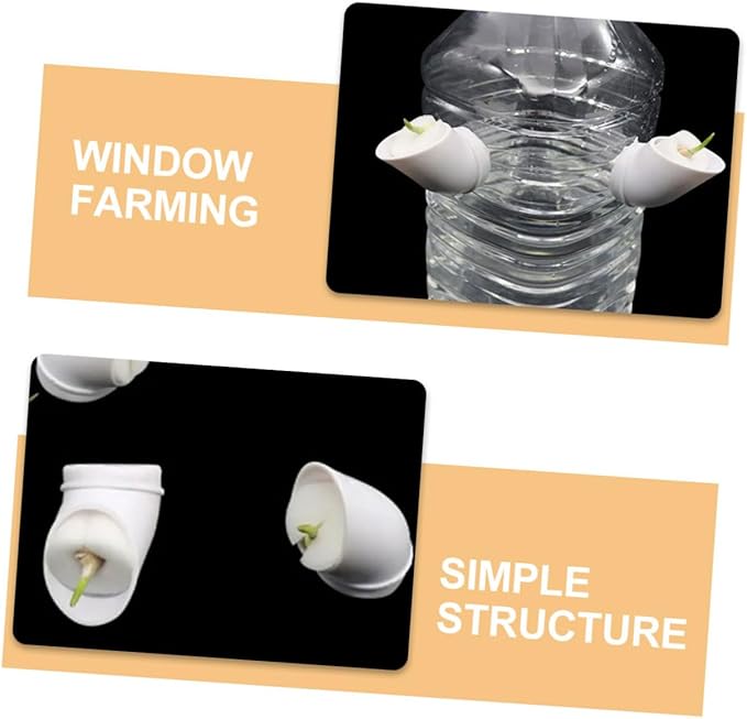 12pcs Hydroponic Growing System Vertical Planting Pots for Balcony Window Farming Plastic Soilless Culture Tubes for Indoor Vegetable Gardening