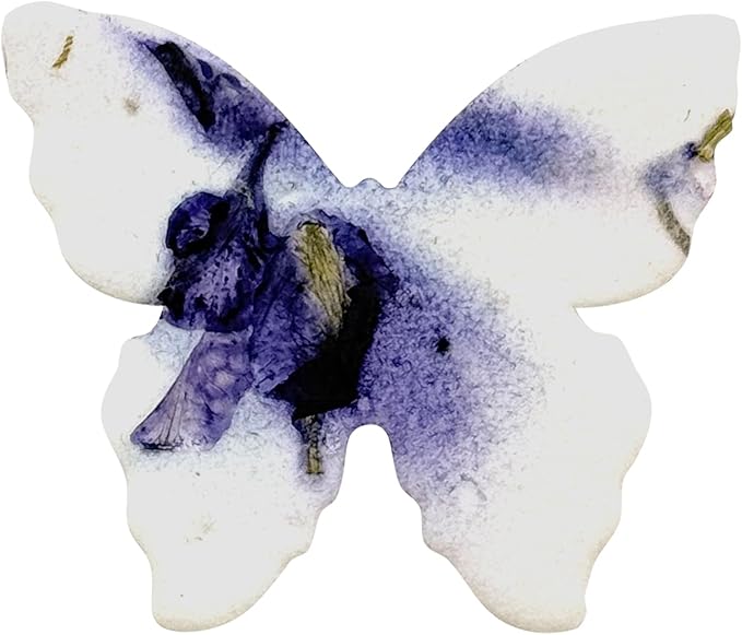 50pcs Small Purple Butterfly Seed Paper – Plantable & Writable Wildflower, Gift for Mom This Mother’s Day, Use for Shower Favors, Weddings, Party Favors or Life Events
