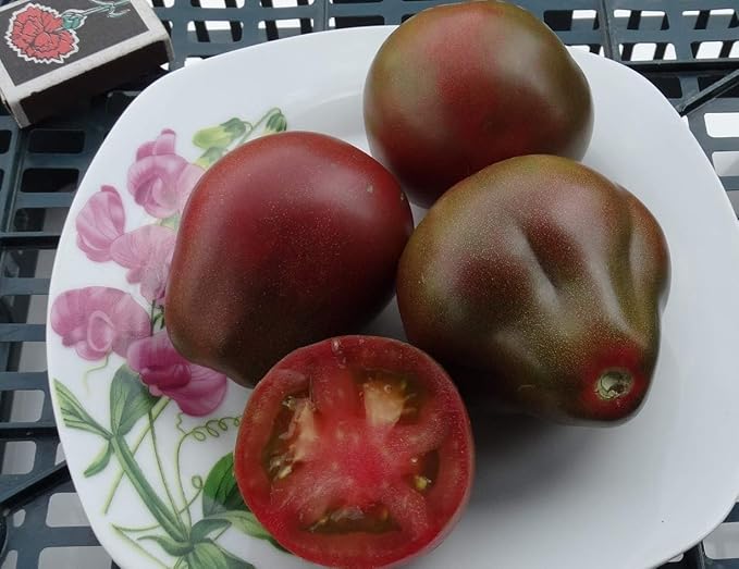 Seeds Tomato Pear-Shaped Black Heirloom Vegetable for Planting Non GMO
