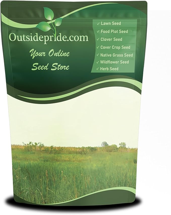 Outsidepride Perennial Little Bluestem Grass Seed - 25 lbs. Warm Season, Drought Resistant, Long-Lived Native Prairie Grass Seed, Ideal for Erosion Control, Ornamental Landscaping & Wildlife Gardens