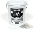 Peach Country White Ice Melt Pet Friendlier Eco-Friendly De-Icer, Fast-Acting Granules for Driveways, Walkways & Entryways, 8 lb Pail