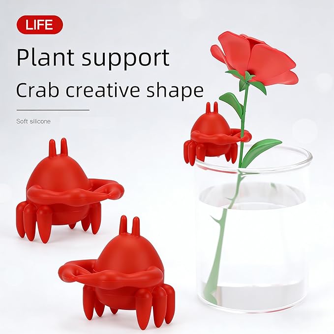 BoAn Plant Propagation Buddy & Crab-Shaped Plant Support Structures + Plant Stem Support, Indoor Plant Support for Cuttings Seedlings & Vines Organize Pothos Ivy Decorative Indoor Garden Gift