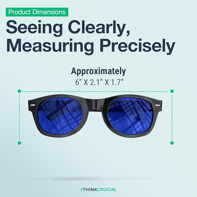 Think Crucial 2 Horticulture Indoor Hydroponics Grow Room & Greenhouse Light Glasses (Goggles), Anti UV, Ultra-Violet, HPS, MH Lights Reflection & Glare Optical Protection (2 Pack)