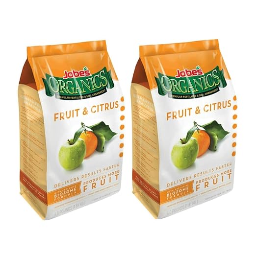 DOGNNAK Jobes 09226 Organic Fruit and Citrus Granular Fertilizer, 4 Lbs (Pack of 2)