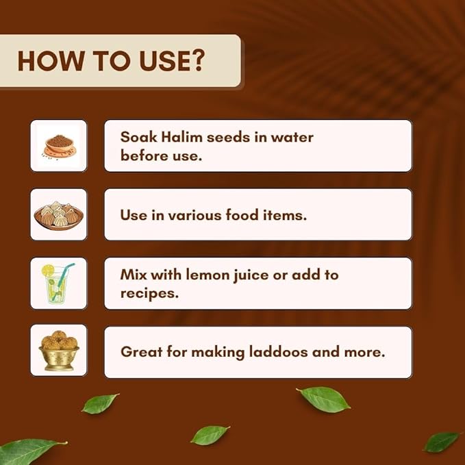 Organic Spree Halim Seeds 300gm (10.6oz) | Garden Cress Seeds | Pure and Natural