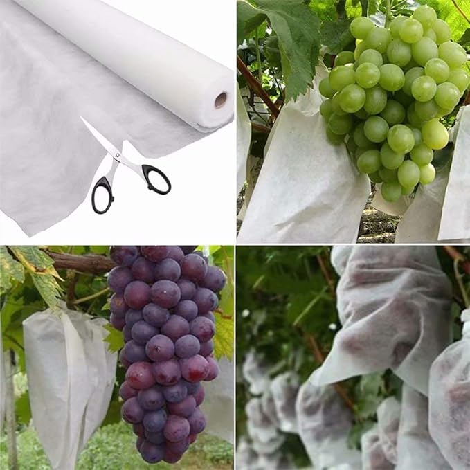 Agfabric Plant Covers Freeze Protection Frost Blankets for Plants 10'x15' 0.55oz Row Covers Plant Cover Winter Frost Pests Protection,White