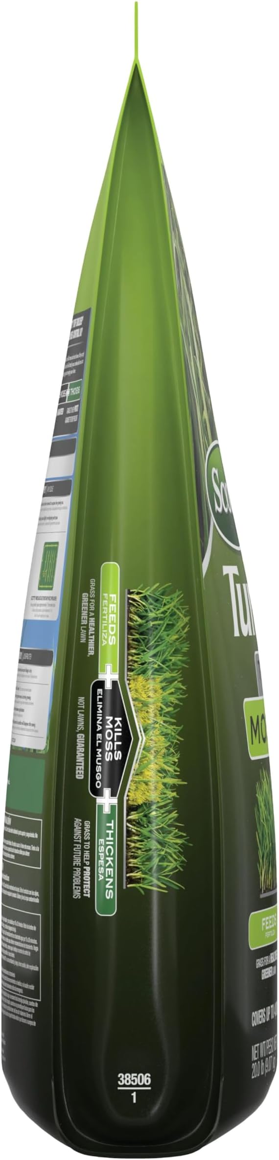 Scotts Turf Builder Triple Action for Moss Control - Moss Killer and Lawn Fertilizer, Lawn Care, Covers Up to 4,000 sq. ft., 20 lb.