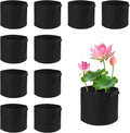 XGBDL 10 Pack Lily Plant Pots for Pond, Aquatic Pond Planter for Pond Reusable Pond Plant Basket Grow Bags for Pond, Aquatic Plants, Potato, Carrot, Onion, Flower (1 Gallon)