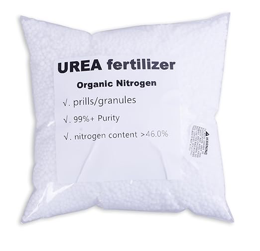 Urea Fertilizer 46.0% Minimum Nitrogen Commercial Grade 99+% Purity Plant Food for Indoor/Outdoor Flowers and Gardens (2.9 lbs)