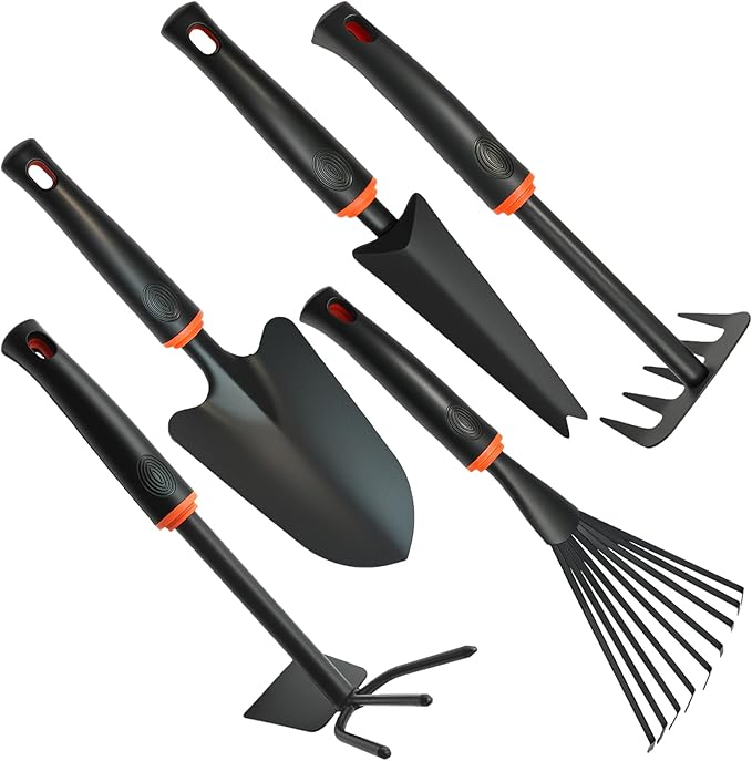 5PCS Weed Puller Tool, Garden Tool Set, Portable Garden Weeder Tool for Vegetable Gardening Backyard Farm Planting