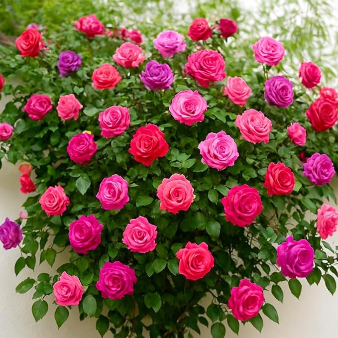 120+ Rose Seeds Mixture Color for Planting-Non-GMO Heirloom Plant Seeds Garden Outdoor-Fragrant, Attracts Bees and Butterflies