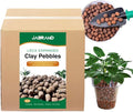 Jabrand Jabrand 5LBS LECA Clay Pebbles, Organic Expanded Clay Pebbles 4mm-16mm Hydroponics Supplies Aquaponics Orchid for Indoor and Outdoor Garden Plants…