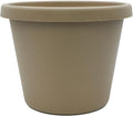 The HC Companies Prima Round Plastic Plant Pot w/Rolled Rim - Lightweight & UV Resistant Flower Pot for Herbs & More - Outdoor & Indoor Plant Pots w/Drainage (20 inch, Sandstone, Pack of 1)