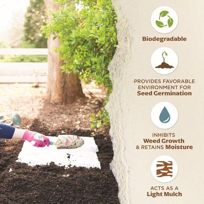 BloomingBulb Seed Mat - Easy to Plant and Grow Garden Seeds - Creates Fragrant, Vibrant Flower Garden (Sunflower Garden)
