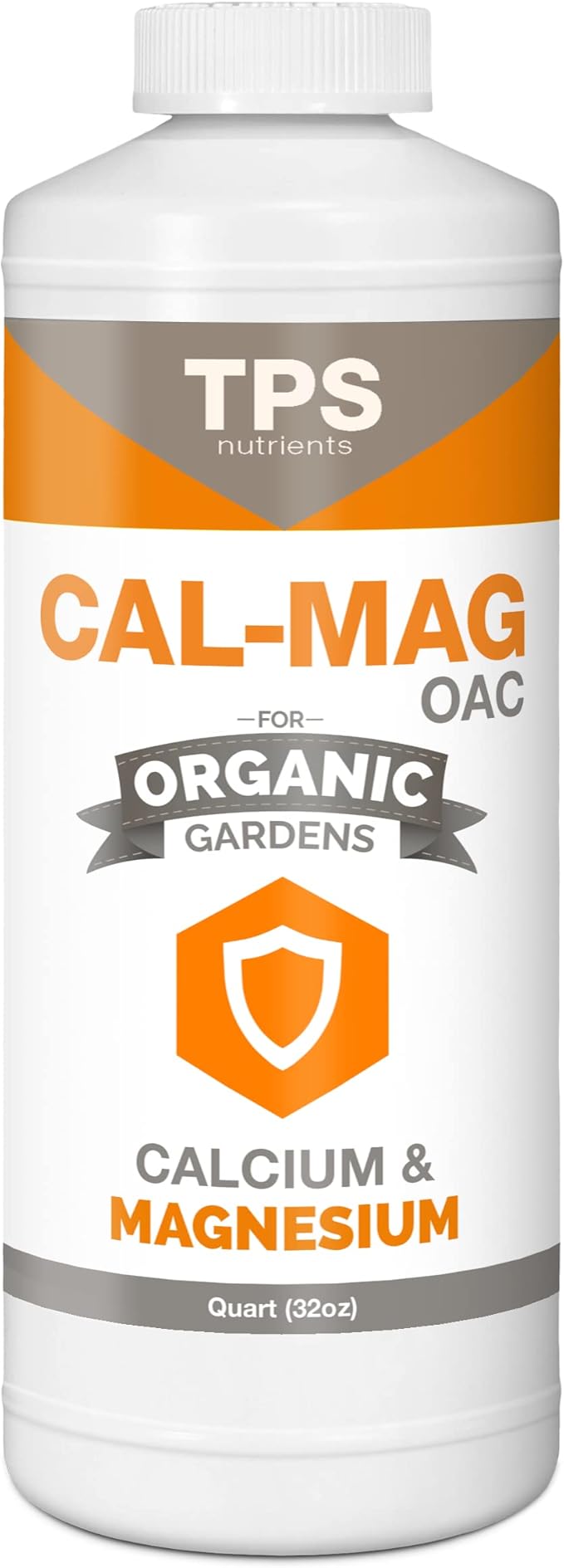 TPS NUTRIENTS Organic Cal-Mag OAC Plant Nutrient and Supplement, Plus Iron and Micronutrients 1 Quart (32 oz)