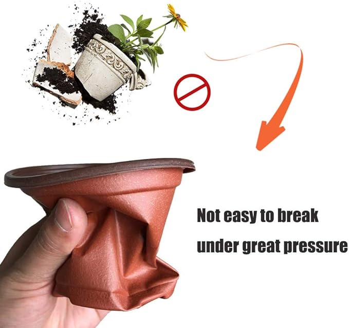 Baaxxango 100 Pcs 3.5 Inch Plastic Seedlings Plants,Nursery Pots,Seed Starting Pot for Succulents, Seedlings, Cuttings, Transplanting