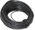 KINGLAKE 66 Feet Black Sturdy Plastic Coated Garden Wire 2mm Plant Twist Tie