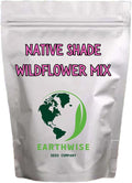 Earthwise Shady Native Wildflower Seed Mix – 1/2 lb – Pollinator-Friendly, Shade-Tolerant Wildflowers – 375 sq. ft.