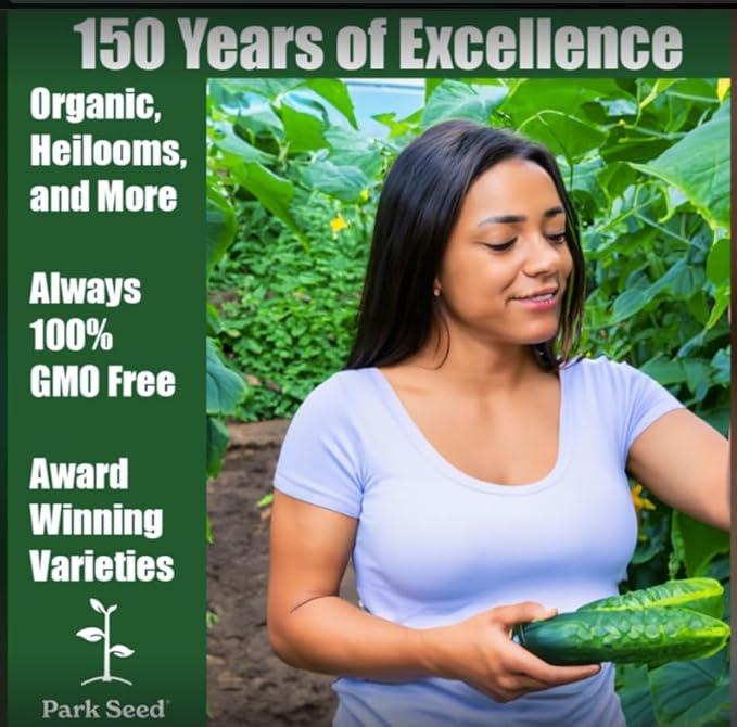 Park Seed Whopper Collection – High-Yield Tomato, Bell Pepper, Jalapeño & Cucumber Seed Set, Crisp, Flavorful & Disease-Resistant Varieties, Non-GMO, 4-Pack Vegetable Garden, Pack of 80