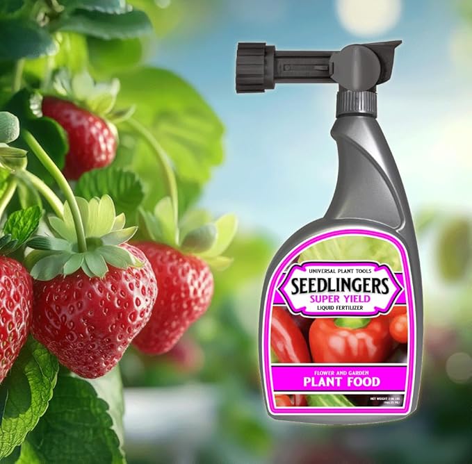 Seedlingers Super Yield Flower & Garden All Purpose Plant Food Ready to Spray Hose End