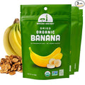 Mavuno Harvest Dried Banana Chips Fruit Snacks | Organic Dried | Healthy for Kids & Adults | Unsweetened Chips | Gluten Free | Vegan, Non GMO, Direct Trade | 2 Oz, Pack of 3