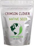 Earthwise Crimson Clover Seed (Trifolium Incarnatum) – 1/2 lb Bag – Covers Up to 500 sq ft – Over & Over Variety