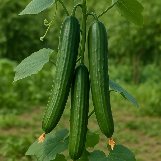 Cucumber Zozulya F1 Seeds – Hybrid, Parthenocarpic (Self-Pollinated) | 45–50 Days to Harvest | Early, High-Yield Variety for Greenhouses & Containers