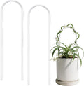 2 Pack Thickened U-Shaped Acrylic Trellis for Indoor Plants, Small Clear Plant Trellis for Potted Plants Climbing Plants Garden Accessory for Pothos Hoya Trellis Indoor Outdoor