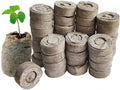 100 Pcs Peat Pellets Seed Starting Plugs Pellets Seedling Soil Block Nursery Soil for Indoors Garden Flowers Seedling Planting Seeds Starter Pellet for Transplanting Planting (50mm)