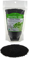 Chinese Cabbage Sprouting Seed - 1/2 Lbs (8 Oz.) - Perfect for Edible Seeds, Gardening, Hydroponics, Growing Salad Greens, Sprouts & Food Storage
