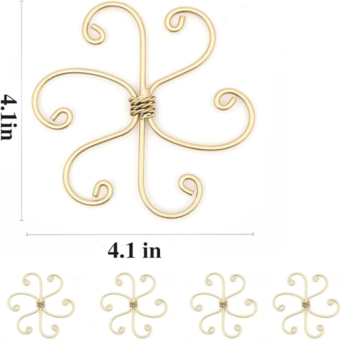 5Pcs Plant Stem Support, Monstera Climbing System, Durable Iron Hook Grapple Holder for Leaves and Turtle Shells, Outdoor Indoor Growing Plants Stabilization