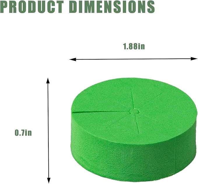 30 Pack Hydroponic Cloning Collars with Spoke Design, Reusable Foam Inserts for 2 Inch Net Cups, Compatible with Aerogarden Pods, DIY Cloner, Hydroponic Tower – Better Than Neoprene
