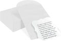 Seed Bloom 50 Sets of Square Planting Guide with Glassine Envelopes – Perfect for Seed Paper Products, Wedding Favors, and Gift Sets (Square Shape)