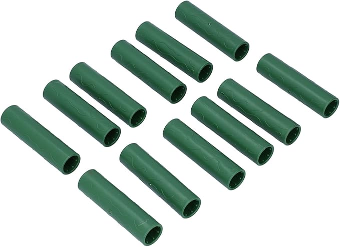 Plant Stake Connector, Garden Support Stakes Connectors Kit for Climbing Plants Greenhouse Frame Rod Joint Adjustable Pipe Connection Durable PP Material Weather Resistant Reusable Garden Accessories