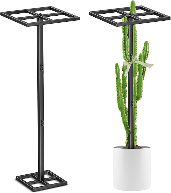 Dragon Fruit Trellis, Adjustable Metal Dragon Fruit Plant Trellis Durable Vertical Support Frame for Climbing Plants Trees Cactus Roses Vines Garden Outdoor Indoor, 1 Pcs