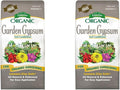 Espoma Organic Garden Gypsum Soil Conditioner; All-Natural & pelletized mined Gypsum with no fillers or additives. Helps Loosen Clay Soil; 6 lb. Bag Pack of Two