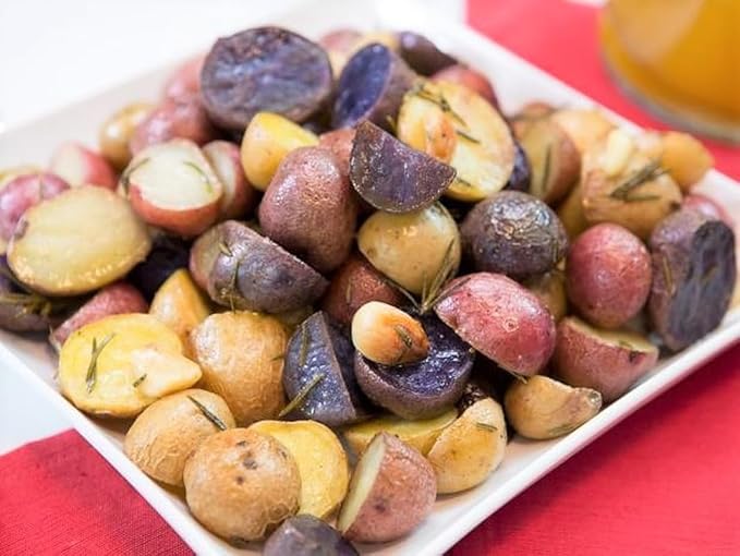 Mixed Color Potato Seeds, True Potato Seeds, 60 Seeds Red Yellow Purple