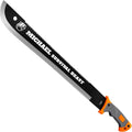 Machete with Saw 25" / 19" Heavy Duty Tool & Sheath - Ergonomic No-Slip Handle - Survival Knife with Serrated Blade - Machetes for Bushcraft Hunting Garden Cutting Trees and Yard Work