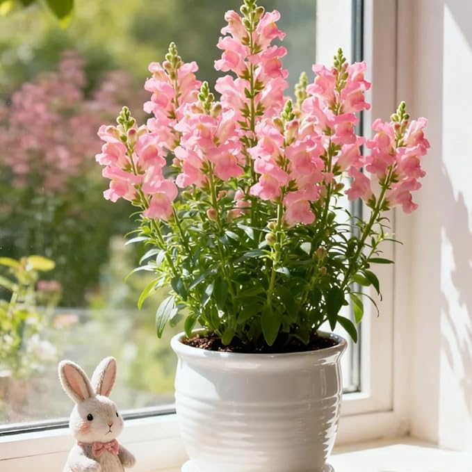 Mix Snapdragon Seeds for Planting, 200pcs Garden Snapdragon Perennial Flower Seeds Rare Flower Plants, Non-GMO Heirloom Beauty Flowers Home Garden for Outdoors