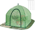 Portable Plant Cover Tent with Waterproof Base for Garden Indoor/Outdoor Tabletop Mini Greenhouse for Seed Starting Humidity Small Plants, Plant Protection from Animal for Raised Bed (XL - PE - 1PCS)