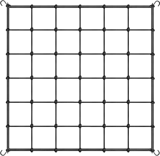 iPower 3x3FT Flexible Elastic Trellis Netting with Hooks Tent Grow Room, Climbing Plants Support, 1 Pack, Flowers & Vegetables