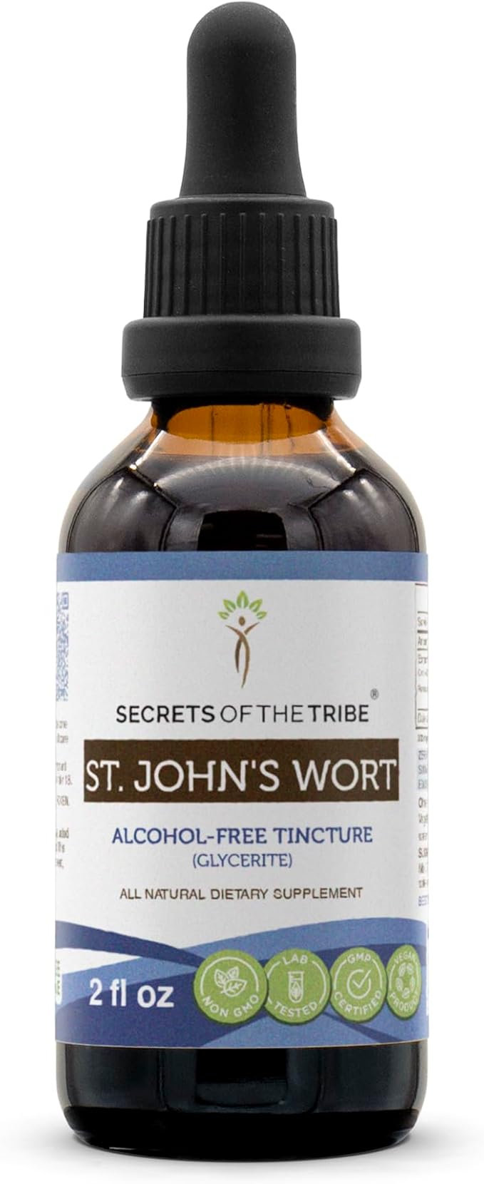 St. John's Wort Tincture Alcohol-Free Liquid Extract, Saint John's Wort (Hypericum Perforatum) Dried Herb (2 FL OZ)