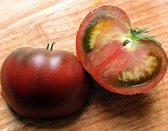 Black Krim Tomato Seeds - Heirloom Large Tomato From Ukraine's Crimea - One of The Most Delicious Tomatoes for Home Growing,