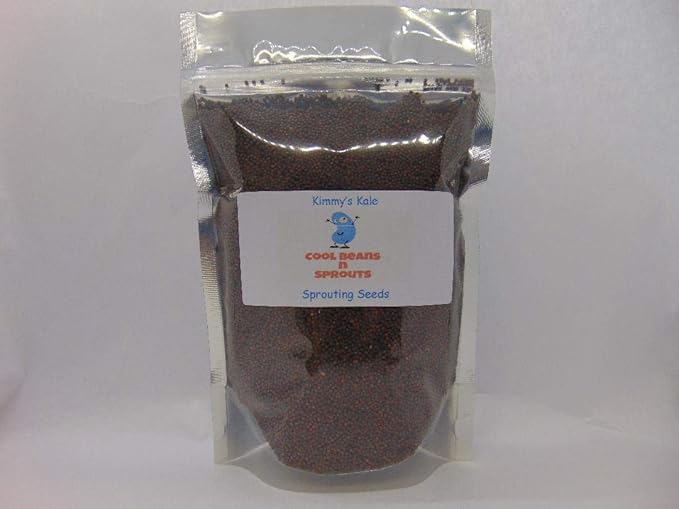 Kimmy's Kale Seeds for Sprouting Microgreens 4oz,"COOL BEANS n SPROUTS" Brand, A superfood Packed with antioxidants. A Small Town Family Run USA Business.Thank You !