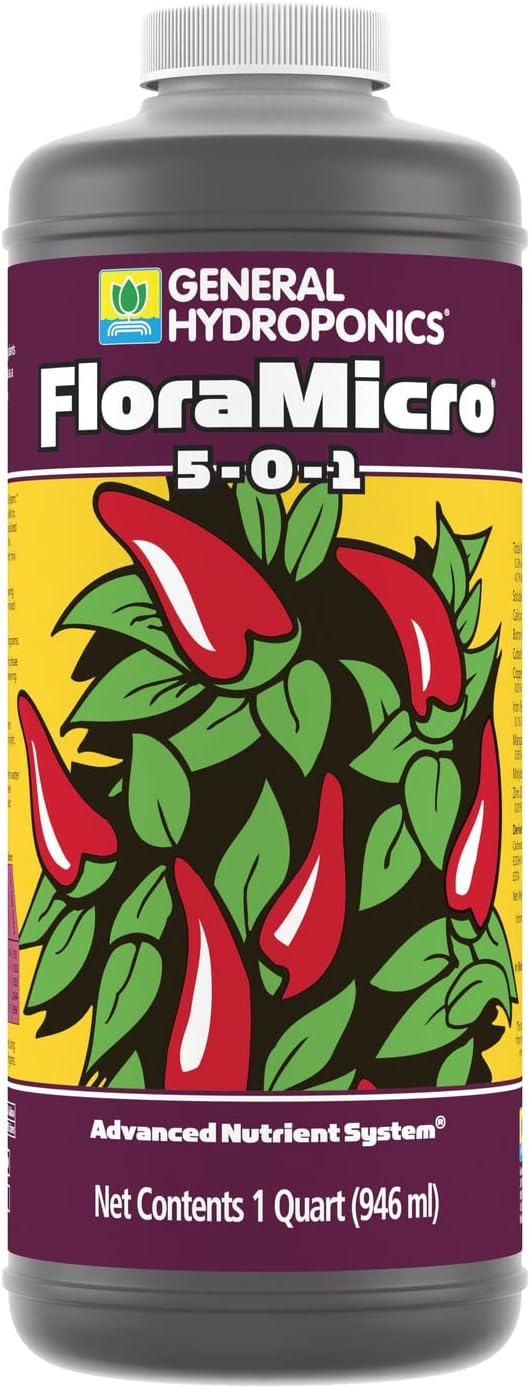 General Hydroponics FloraMicro, 1 Quart