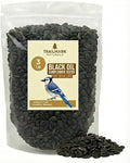TRAILMARK NATURALS - 3 LB Black Oil Sunflower Seeds for Birds – Premium Wildlife & Bird Food – Grown in USA - Non-GMO - Black Oil Sunflower Seeds for Wild Birds and Backyard Feeders