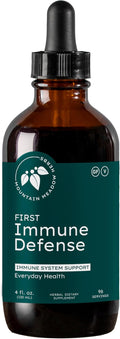 Mountain Meadow Herbs First Immune Defense | All Natural Immune Support in a Fast Acting Liquid Supplement - 4 oz.