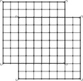 iPower Elastic Trellis Netting for 5x5FT, Heavy-Duty Plant Net with Hooks, Flexible Hydroponics Support for Indoor Plants, Gardening, and Horticulture, 2Pack